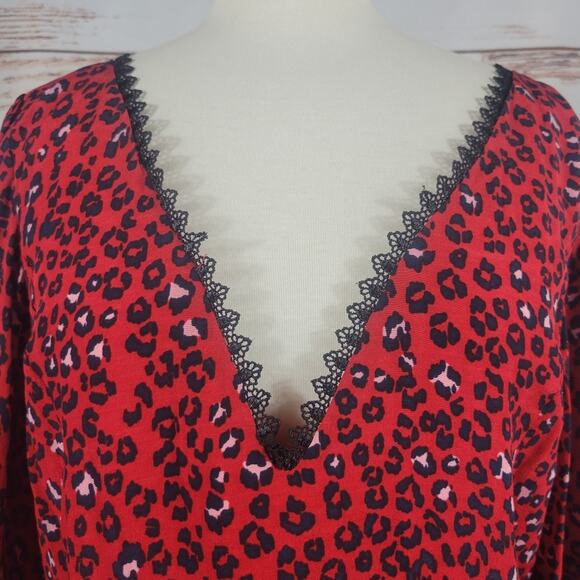Revolve Lovers + Friends Jason Mini Dress Sahara Cheetah Size Small - Picture 9 of 10